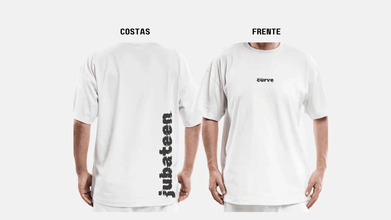 Camiseta oficial Não Se Curve